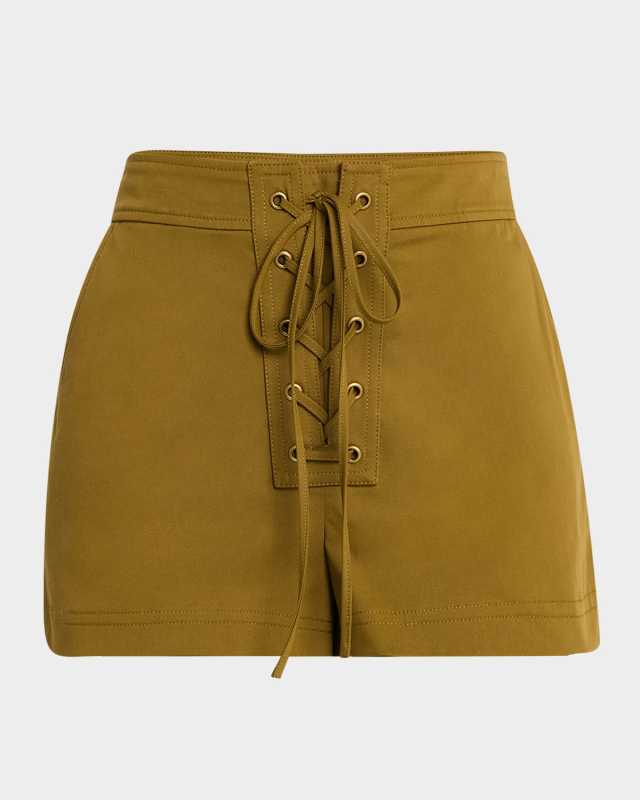 Leon Lace-Up Shorts